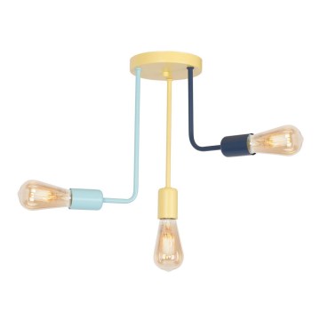 Dečiji plafonski luster CANDELA 3xE27/60W/230V