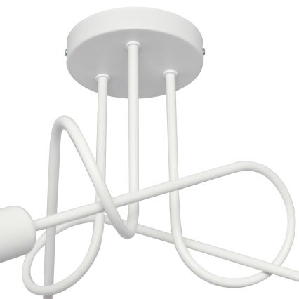 Dečiji plafonski luster OXFORD 3xE27/15W/230V beli