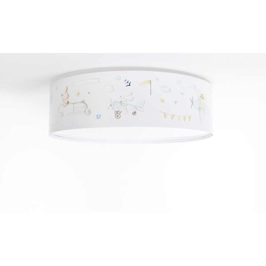 Dečja plafonska svetiljka SWEET DREAMS 2xE27/60W/230V prečnika 40 cm