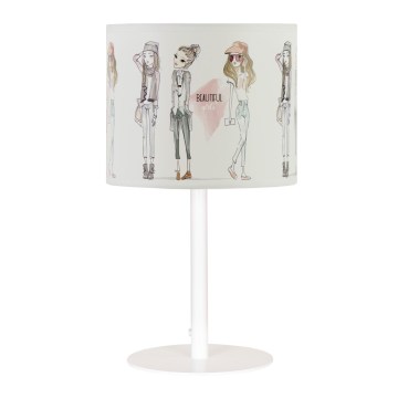 Dečja stona lampa GIRLS VIBES 1xE27/60W/230V, Ø 18 cm, za devojčice