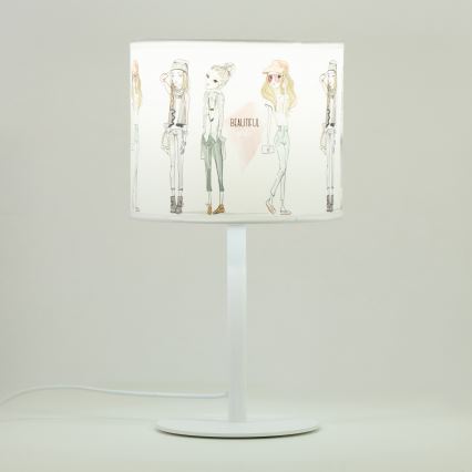 Dečja stona lampa GIRLS VIBES 1xE27/60W/230V, Ø 18 cm, za devojčice