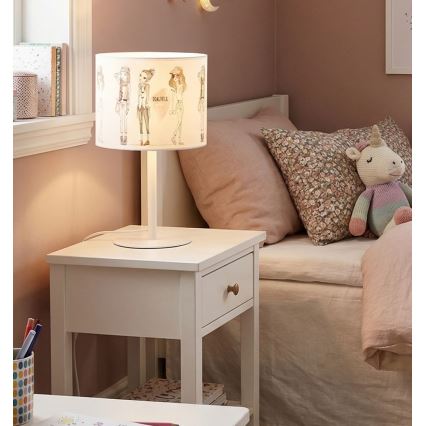 Dečja stona lampa GIRLS VIBES 1xE27/60W/230V, Ø 18 cm, za devojčice