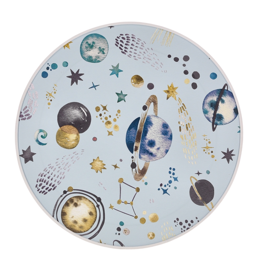 Dečje stropno svetlo KIDDY 2xE27/40W/230V bela/plava