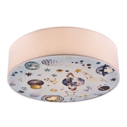 Dečje stropno svetlo KIDDY 2xE27/40W/230V bela/plava