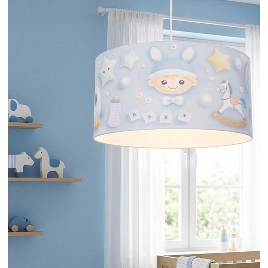 Dečji luster KIDS ROOM 1xE27/60W/230V Ø 40 cm kosmonaut