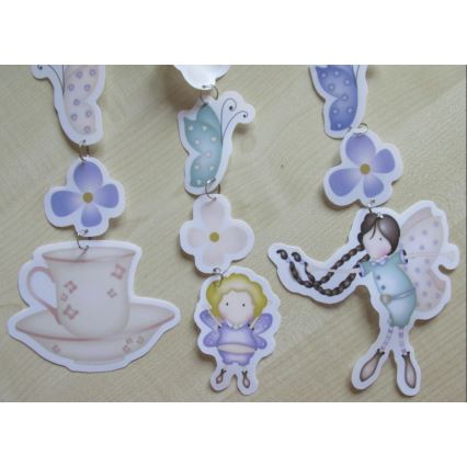 Decofun 70-114 - Dečiji abažur za dečiji luster HEIRLOOM E27 430x230 mm