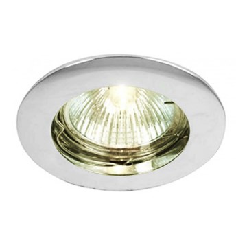 Deko-Light 120018 - Ugradno svetlo RUND 1xGU5,3-MR16/35W/12V sjajni hrom