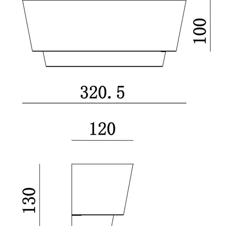 Deko-Light 341205 - Zidna svetiljka TWYNNDA 1xE14/40W/230V bela