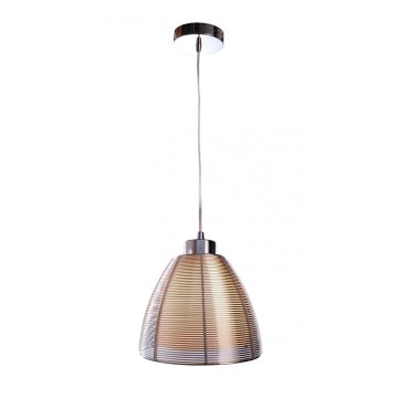 Deko-Light 342025 - Viseći luster na sajli FILO 1xE27/60W/230V prečnik 19 cm srebrna