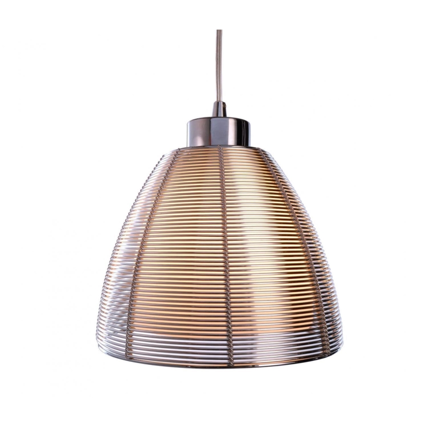 Deko-Light 342025 - Viseći luster na sajli FILO 1xE27/60W/230V prečnik 19 cm srebrna