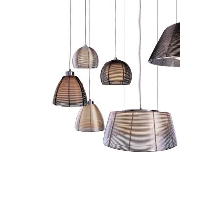 Deko-Light 342025 - Viseći luster na sajli FILO 1xE27/60W/230V prečnik 19 cm srebrna