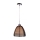 Deko-Light 342026 - Luster na sajli FILO 1xE27/60W/230V prečnik 19 cm crna