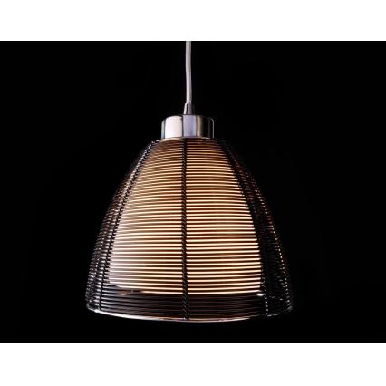 Deko-Light 342026 - Luster na sajli FILO 1xE27/60W/230V prečnik 19 cm crna
