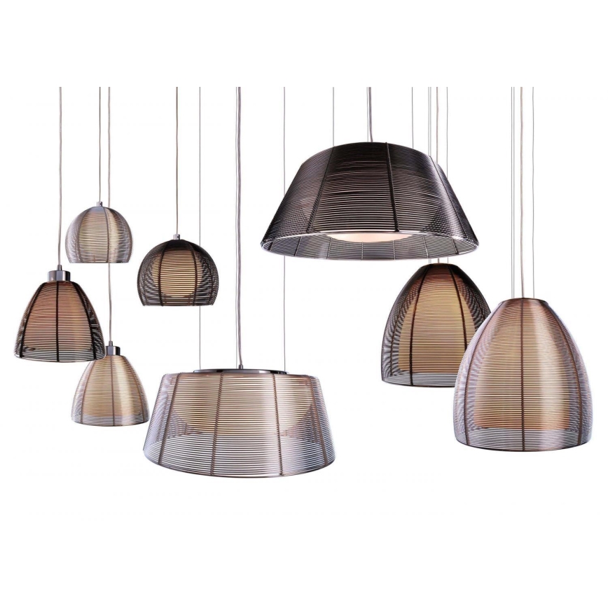 Deko-Light 342031 - Luster na sajli FILO 3xE27/60W/230V prečnika 39 cm srebrna