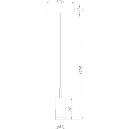 Deko-Light 348037 - LED prigušiva luster na sajli DABIH LED/7,2W/230V 3000K bela