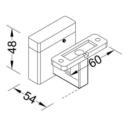 Deko-Light 687086 - LED osvetljenje za slike AYLEEN LED/3,2W/230V sjajni hrom
