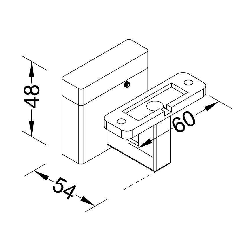 Deko-Light 687086 - LED osvetljenje za slike AYLEEN LED/3,2W/230V sjajni hrom