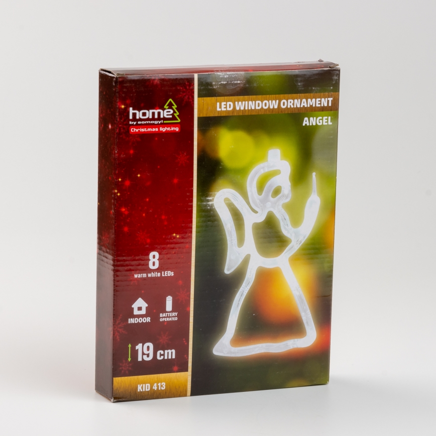 Dekoracija za prozor 8xLED/3xAA