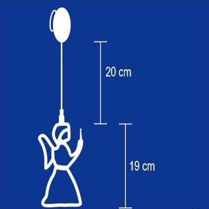 Dekoracija za prozor 8xLED/3xAA