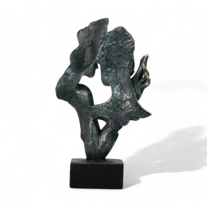 Dekoracija za sto 31,5x9,5x19 cm smola/patina