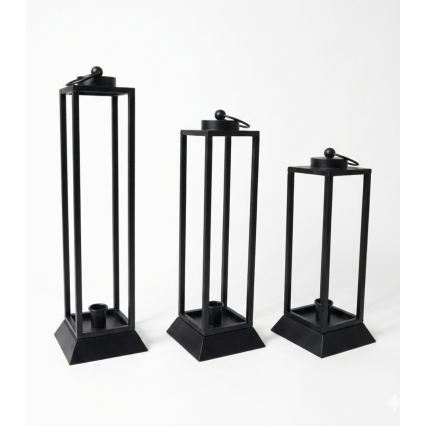 Dekorativna lanterna HALL 34 cm crna