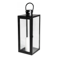 Dekorativna lanterna TOWER 29 cm, crne boje