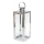 Dekorativna lanterna TOWER 29 cm, sjajni hrom
