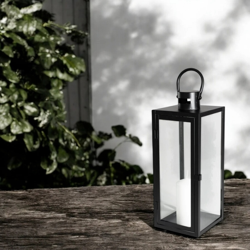 Dekorativna lanterna TOWER 49 cm crna