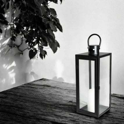 Dekorativna lanterna TOWER 49 cm crna