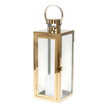 Dekorativna lanterna TOWER 49 cm zlatna