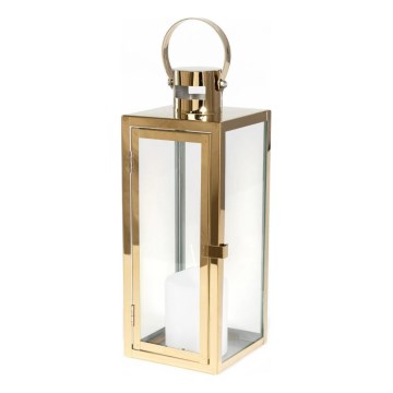 Dekorativna lanterna TOWER 63 cm zlatna