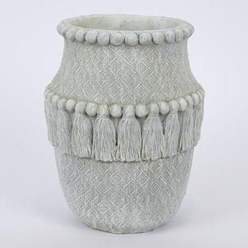 Dekorativni džban siv 25,5x20,5 cm