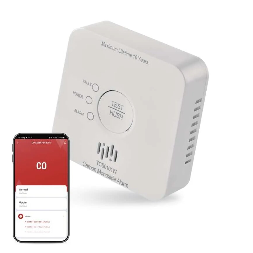 Detektor ugljen-monoksida GoSmart 2xAA Wi-Fi Tuya