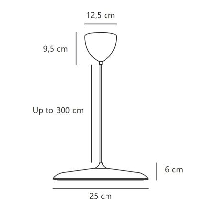DFTP by Nordlux - LED prigušiva luster na sajli ARTIST LED/14W/230V 3000K