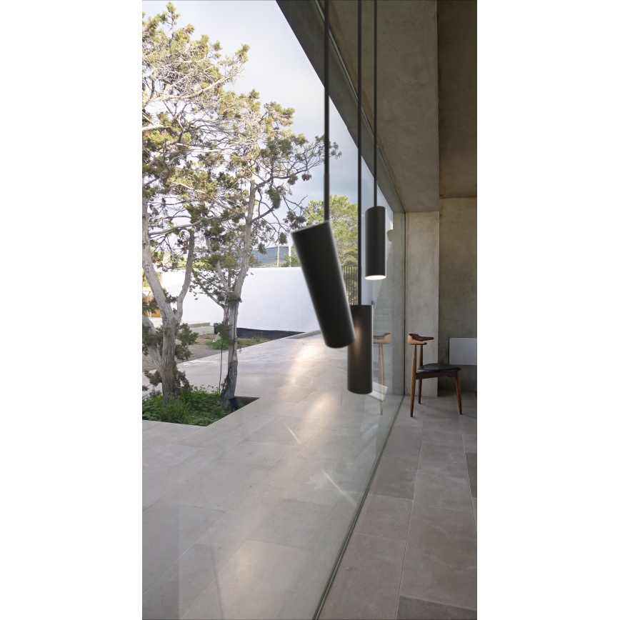 DFTP by Nordlux - Luster na sajli MIB 1xGU10/8W/230V crna