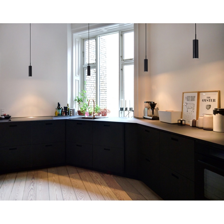 DFTP by Nordlux - Luster na sajli MIB 1xGU10/8W/230V crna