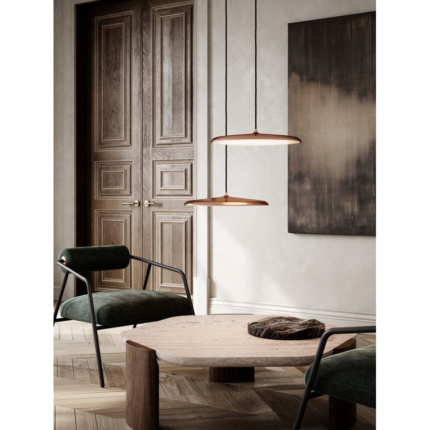 DFTP by Nordlux - ARTIST LED prigušiva luster na sajli, 24W/230V, prečnik 40 cm, u bakrenoj boji