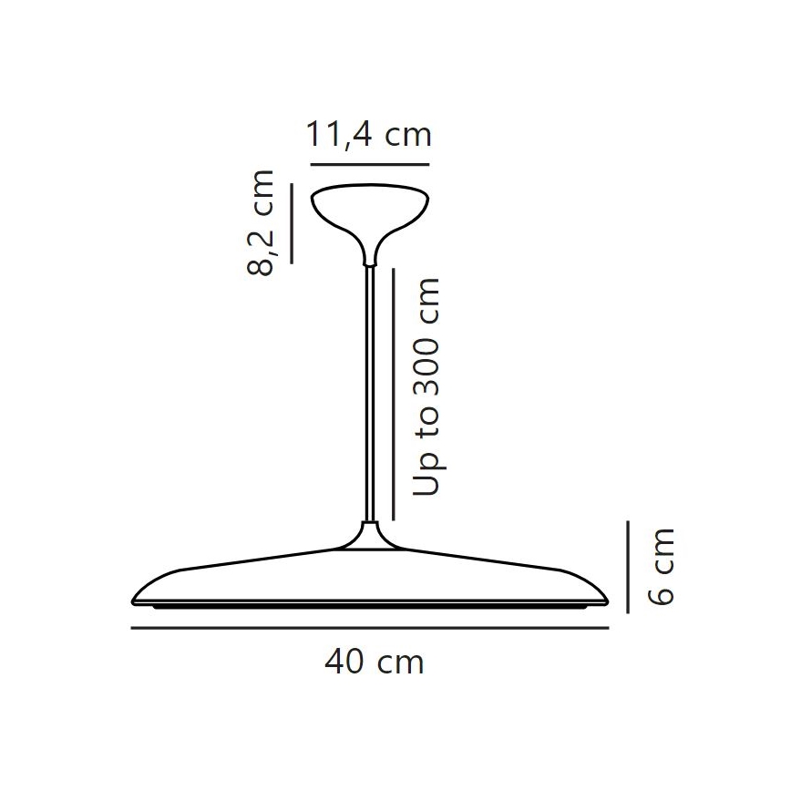 DFTP by Nordlux - ARTIST LED prigušiva luster na sajli, 24W/230V, prečnik 40 cm, u bakrenoj boji