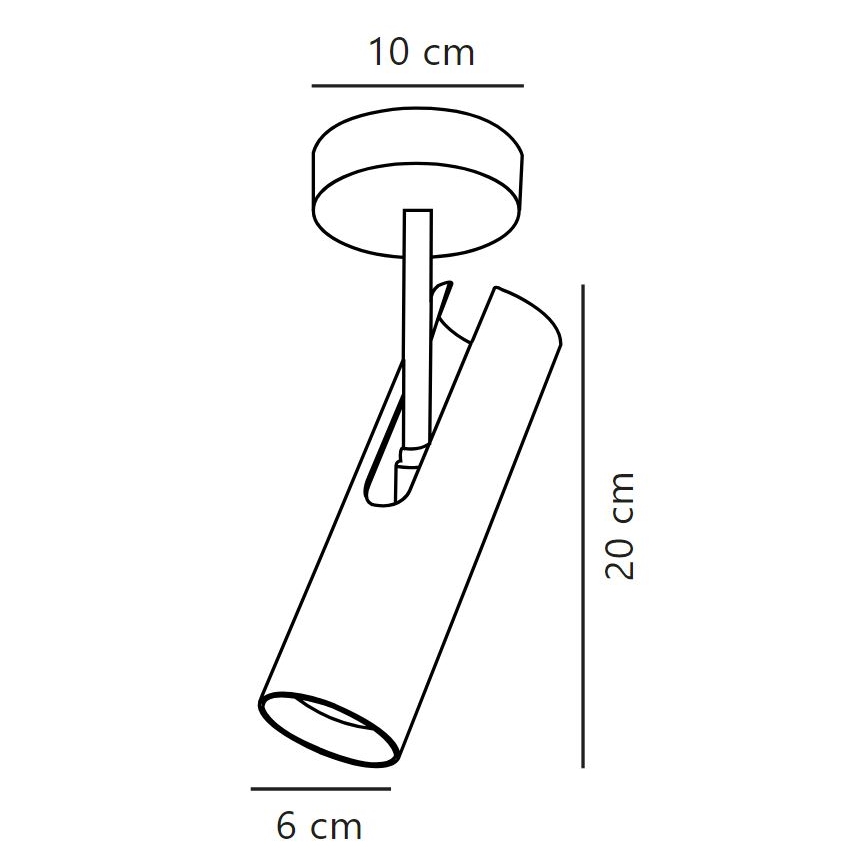 DFTP by Nordlux - Spot svetiljka MIB 1xGU10/8W/230V crna