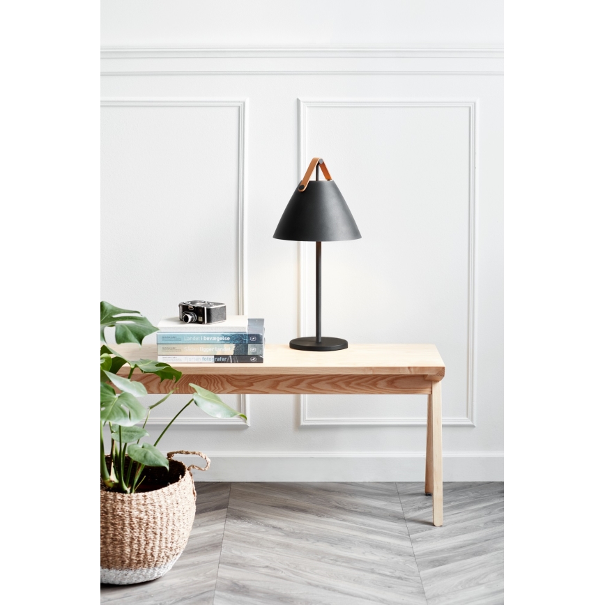 DFTP by Nordlux - Stona lampa STRAP 1xE27/40W/230V crna