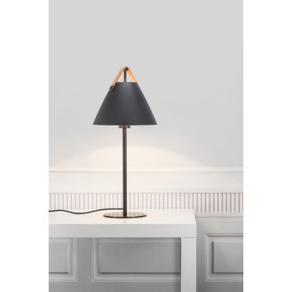 DFTP by Nordlux - Stona lampa STRAP 1xE27/40W/230V crna