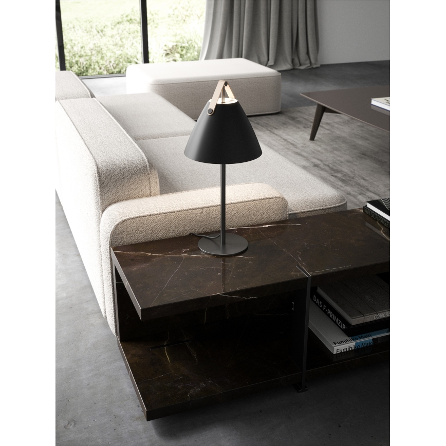 DFTP by Nordlux - Stona lampa STRAP 1xE27/40W/230V crna