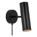 DFTP by Nordlux - Zidna spot svetiljka MIB 1xGU10/8W/230V crna