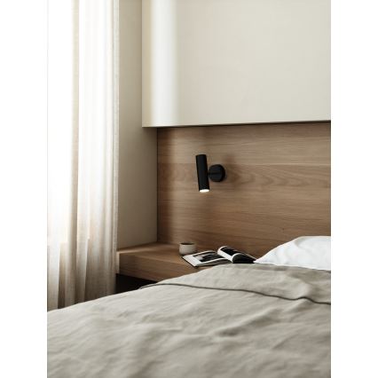 DFTP by Nordlux - Zidna spot svetiljka MIB 1xGU10/8W/230V crna