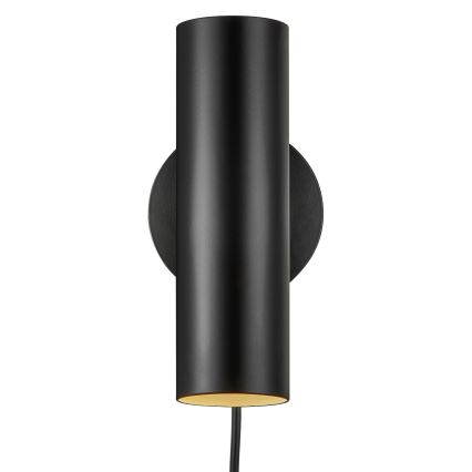 DFTP by Nordlux - Zidna spot svetiljka MIB 1xGU10/8W/230V crna