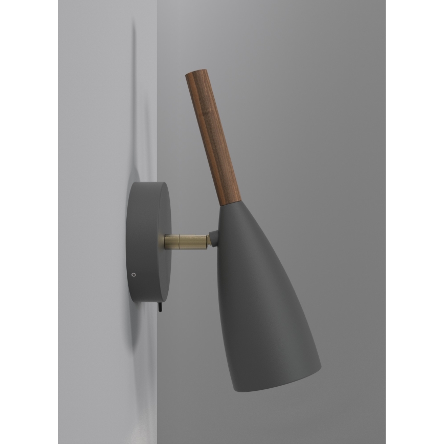 DFTP by Nordlux - Zidna spot svetiljka PURE 1xGU10/8W/230V, siva