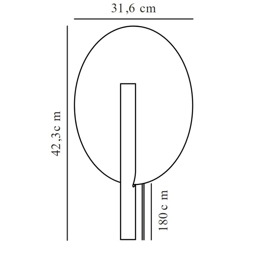 DFTP by Nordlux - Zidna svetiljka FURIKO 1xG9/25W/230V mesing