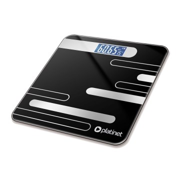 Digitalna lična vaga sa LCD ekranom, napajanje 2x AAA, crna