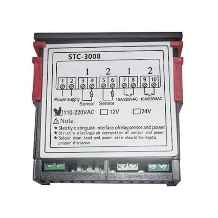 Digitalni dvokanalni termostat 3W/230V