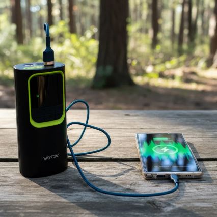 Digitalni džepni kompresor 5V 8000 mAh, crni